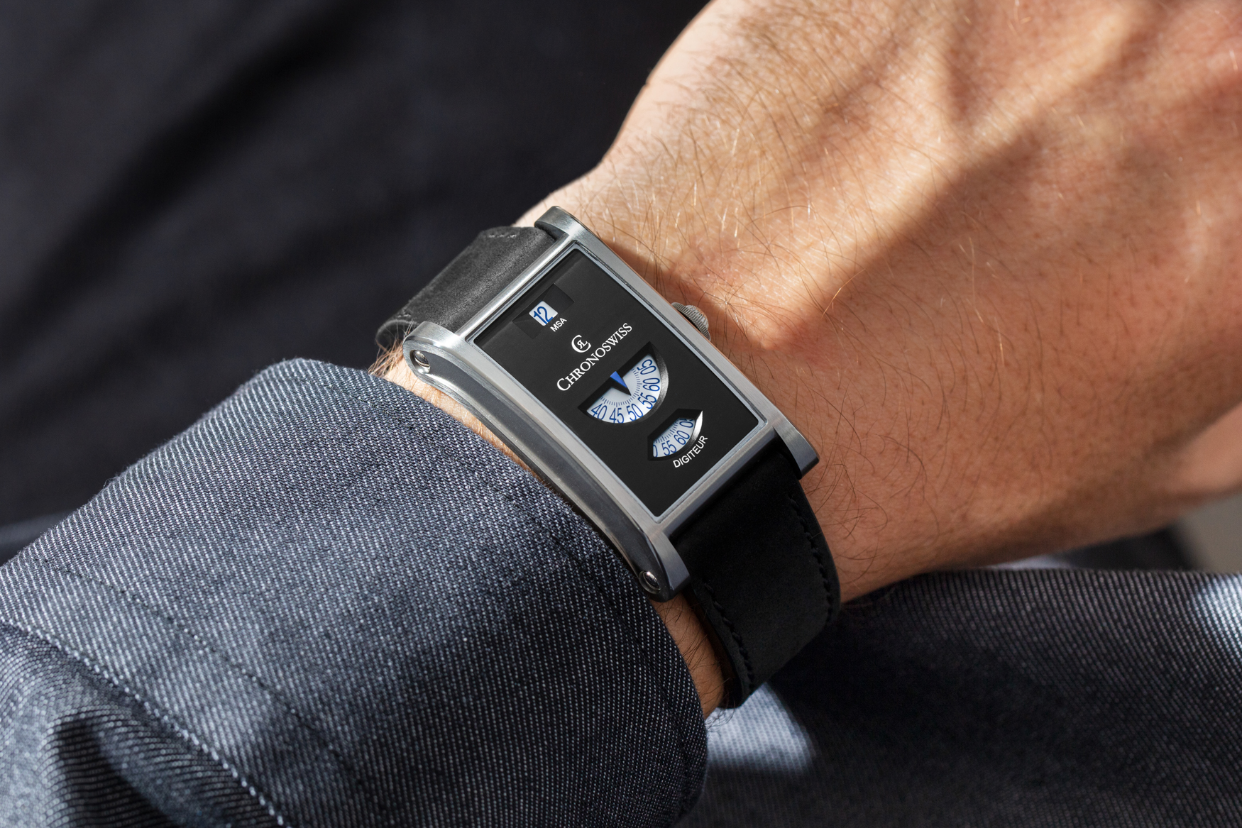 Chronoswiss Neo Nigiteur Granit Vòng tay 2