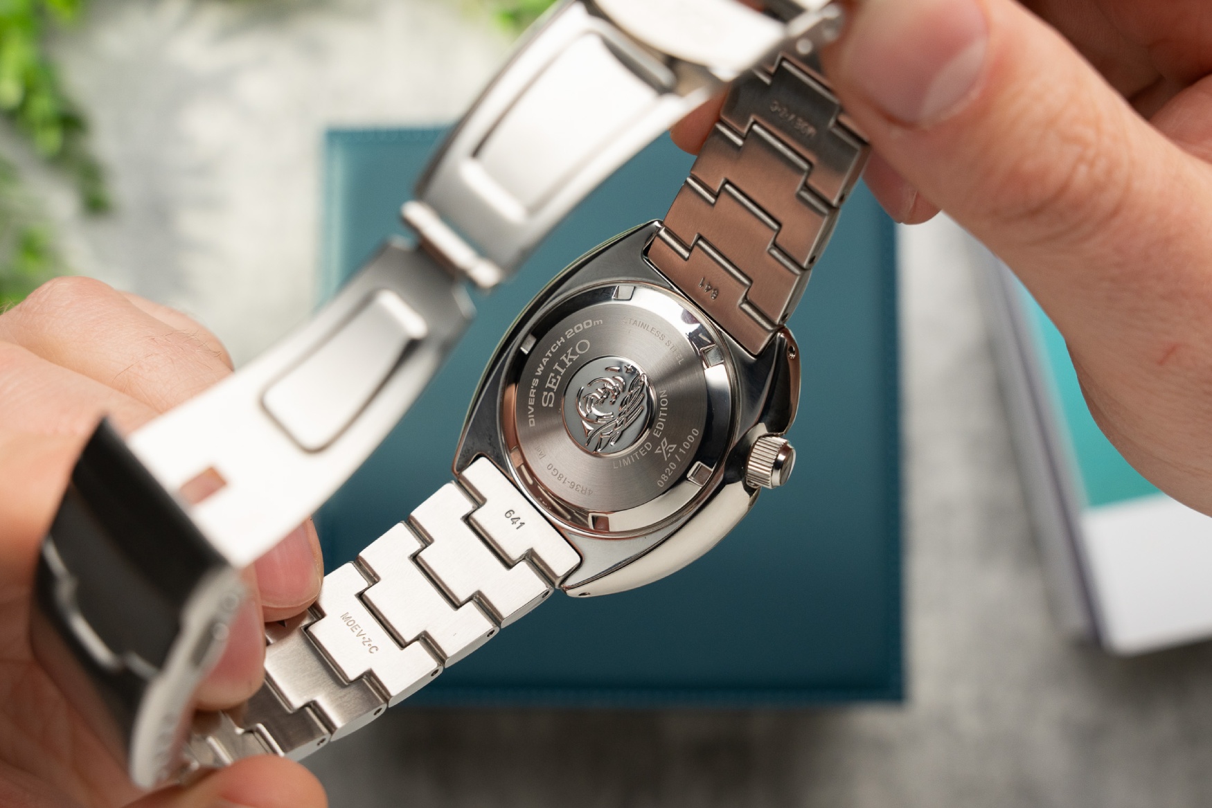 Vỏ sau Seiko Prospex Sea Australasian Limited Edition SRPM04K “Kame”