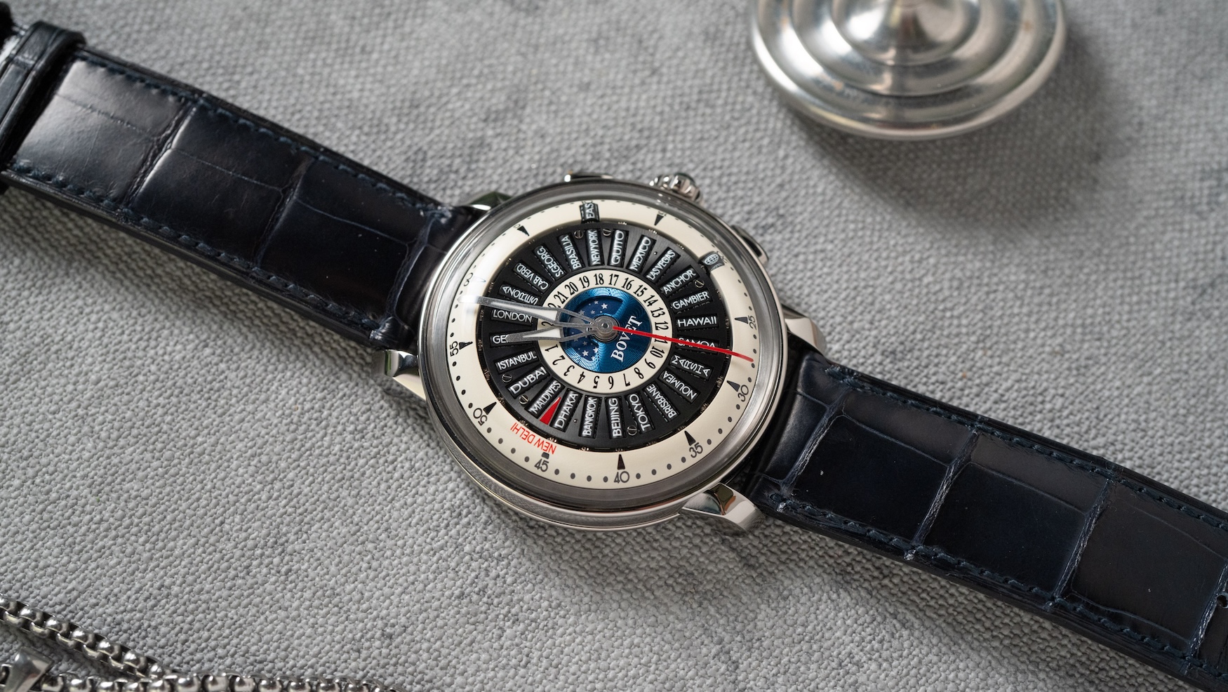 The Bovet Récital 30 brings the brand's groundbreaking worldtimer to a smaller case