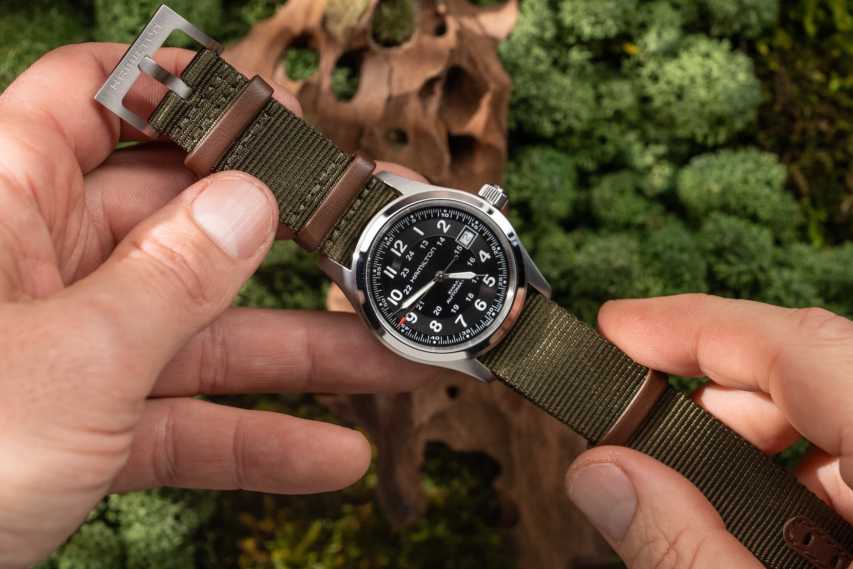 Hamilton kaki field tự động 38mm call of Duty 18