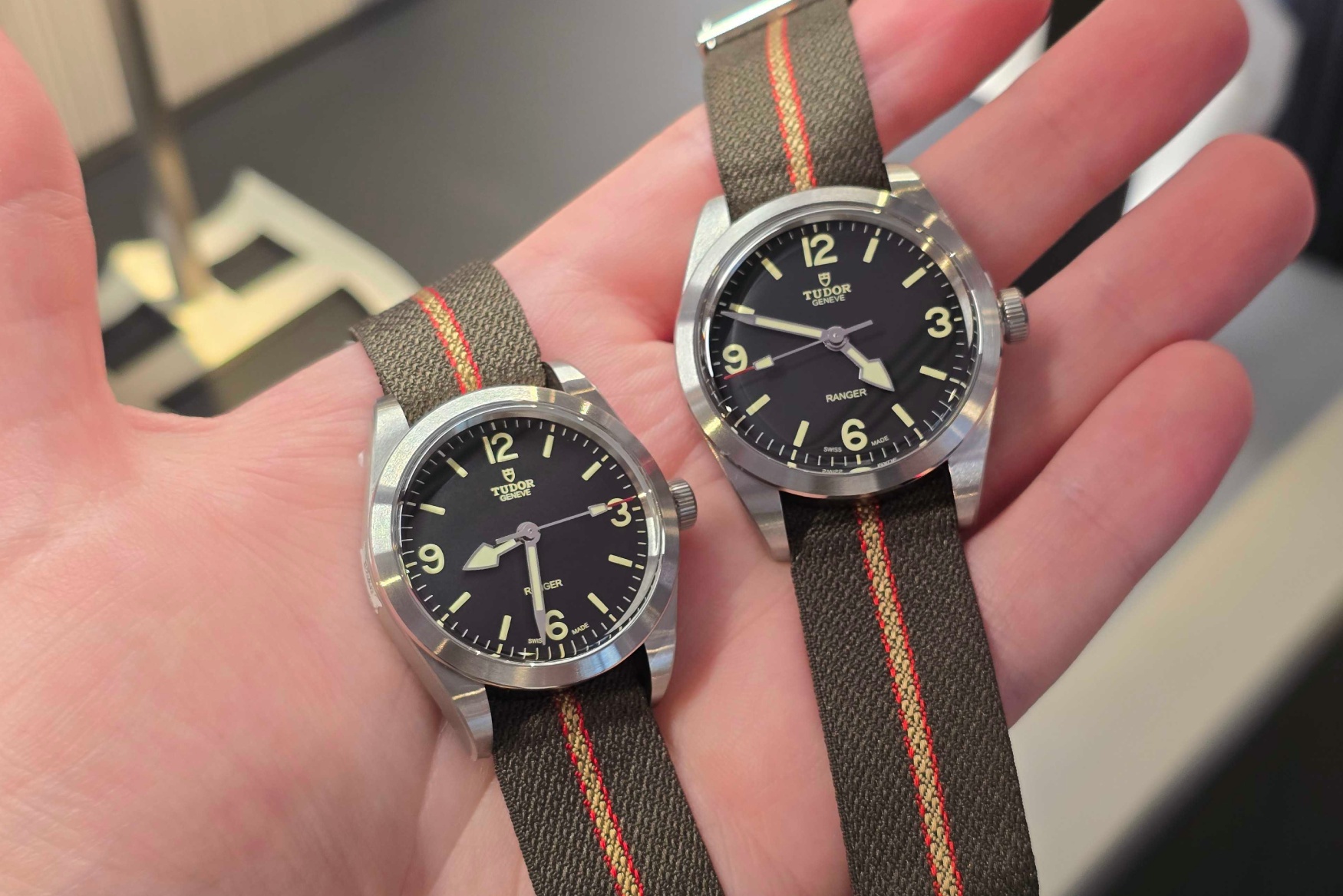 tudor ranger new size comparison