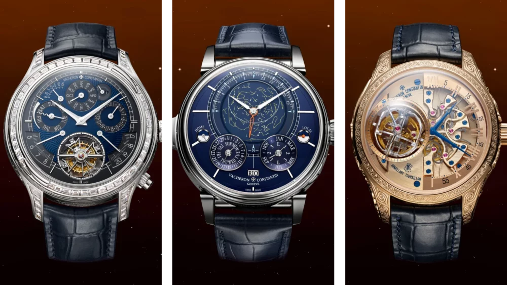 This quartet of Vacheron Constantin Les Cabinotiers La Quête high complications honour 270 years of astronomic momentum