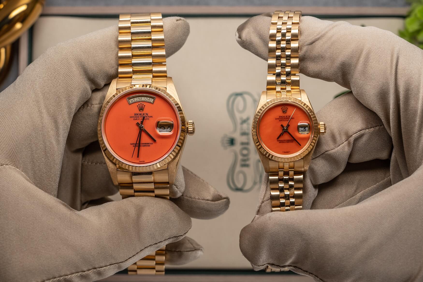 رولكس Day Date مخزون مملوك مسبقًا معتمد في دبي 12