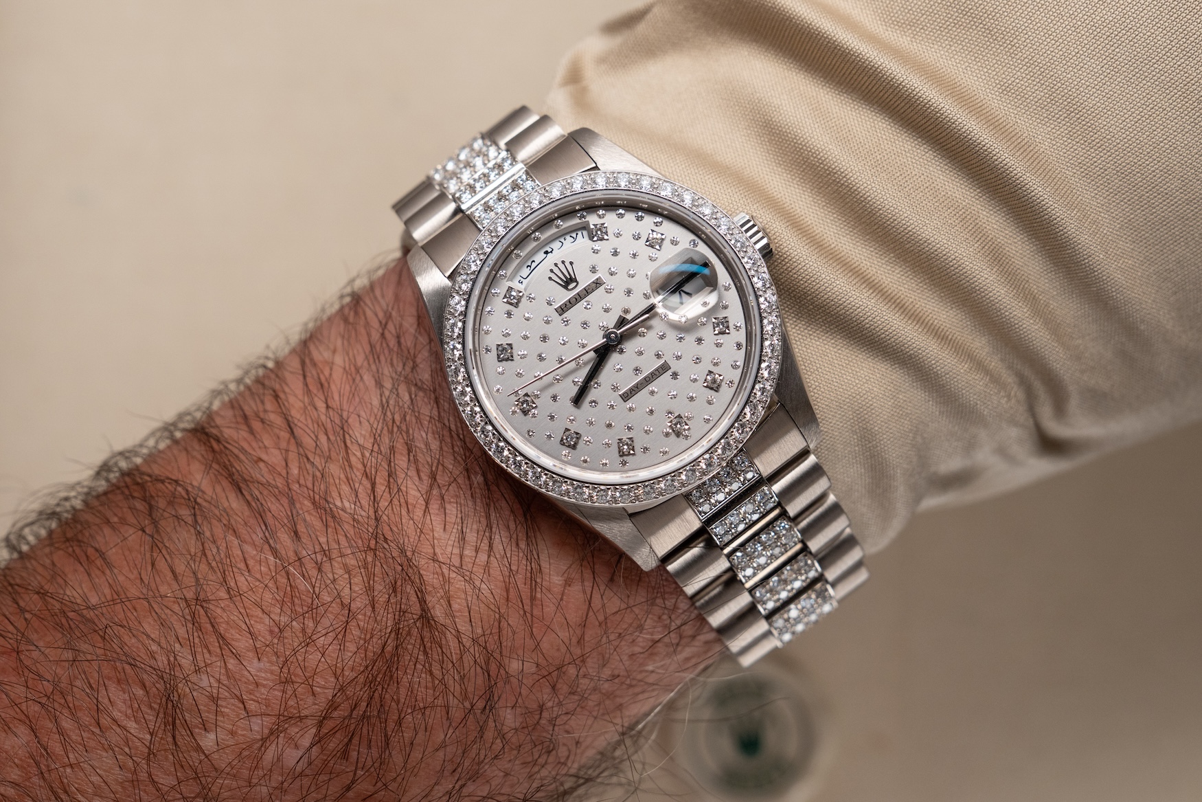 رولكس Day Date مخزون مملوك مسبقًا معتمد في دبي 42