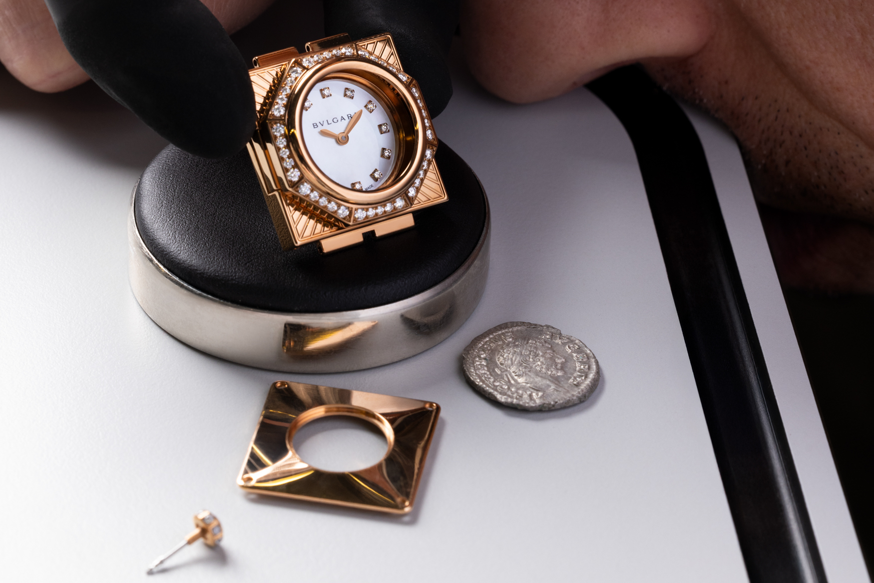 Bvlgari Maglia Milanese Monete Secret Watch Assembly
