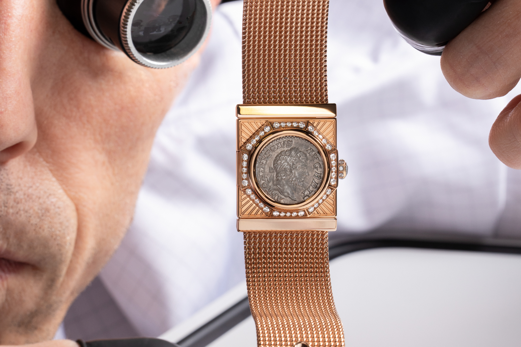 Bvlgari Maglia Milanese Monete Secret Watch Coin