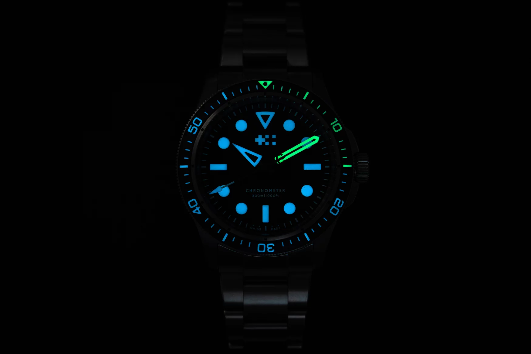 Christopher Ward C60 Trident Lumière 'Green Fifteen' x B&J