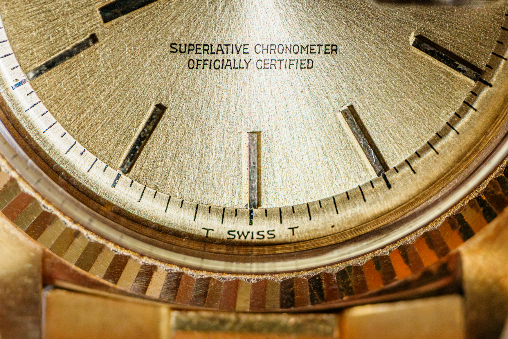 Rolex Day Date ref 1803 Dial Close Up