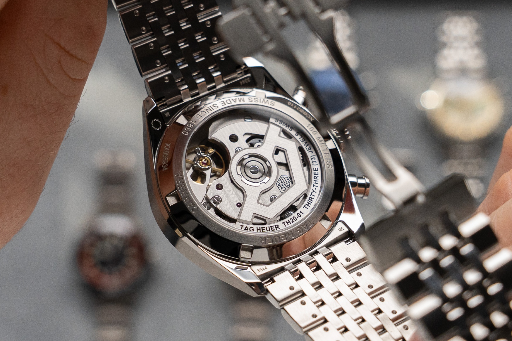 TAG Heuer Carrera Chronograph Glassbox 41mm caseback