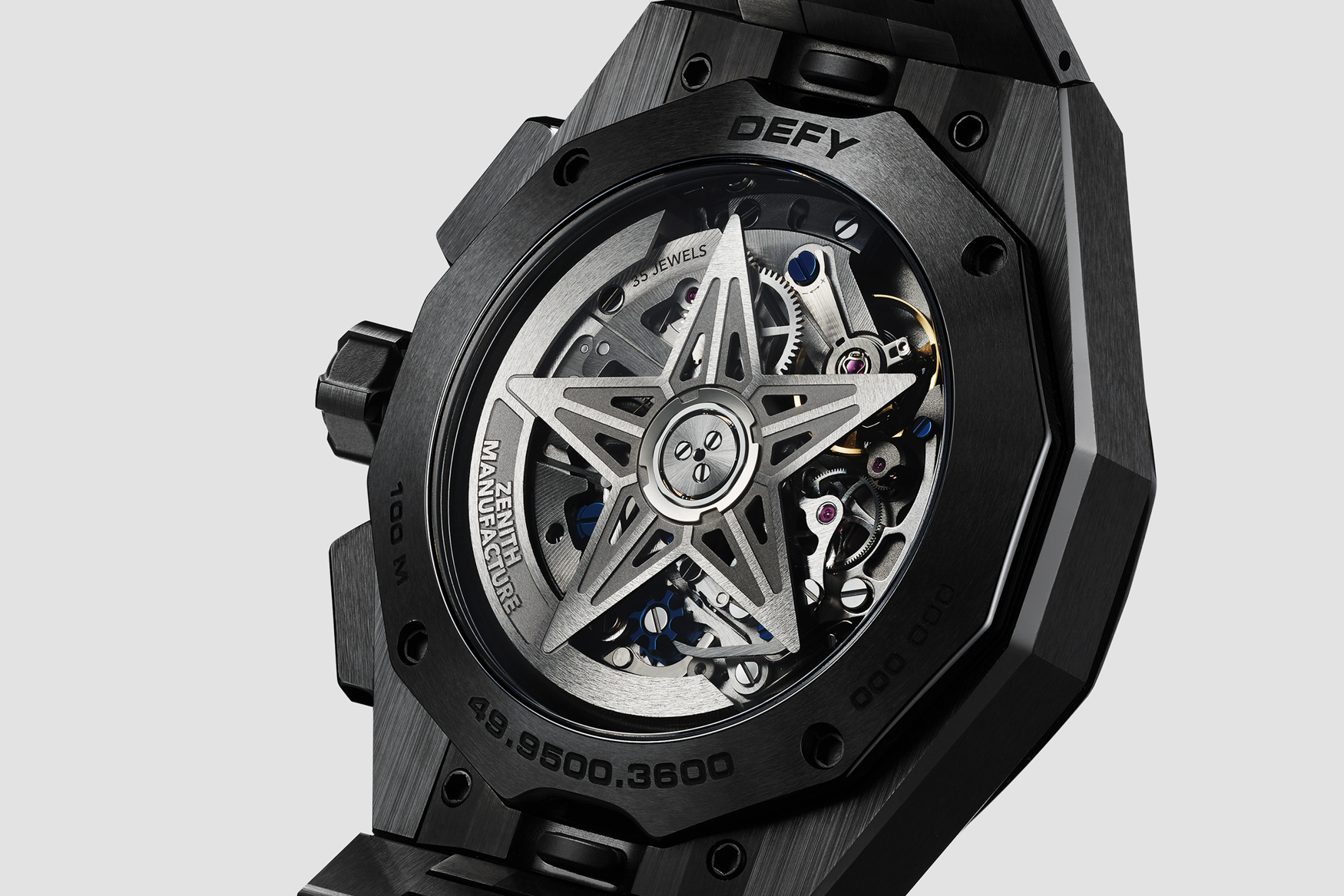 Zenith Defy Skyline Chronograph Black Ceramic Case Back