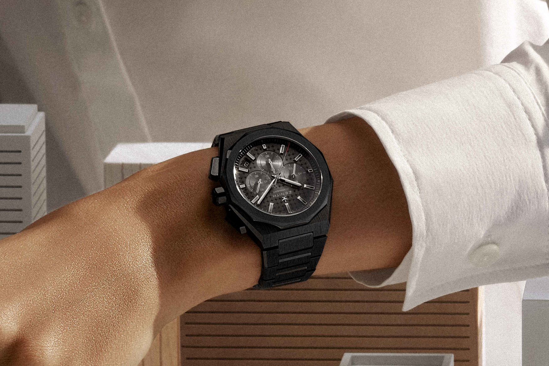 Zenith Defy Skyline Chronograph Black Ceramic Wristshot
