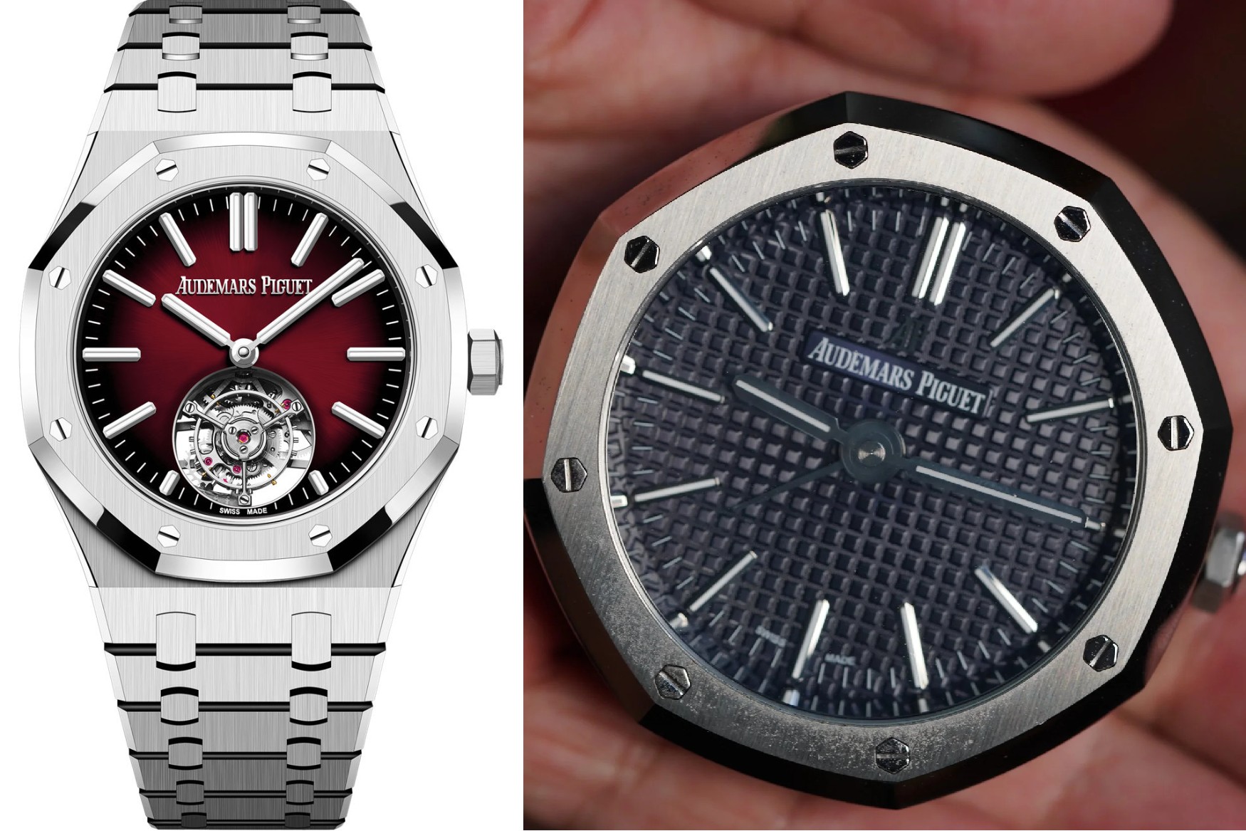 أوديمارس بيجيه رويال أوك ساعة مكتب رويال كوارتز أوك تورب كومبو