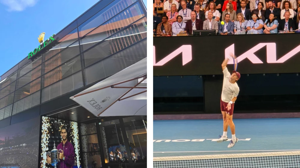 A spot of tennis with Rolex at the Australian Open, Richemont sells Baume & Mercier + LVMH Watch Week 2026