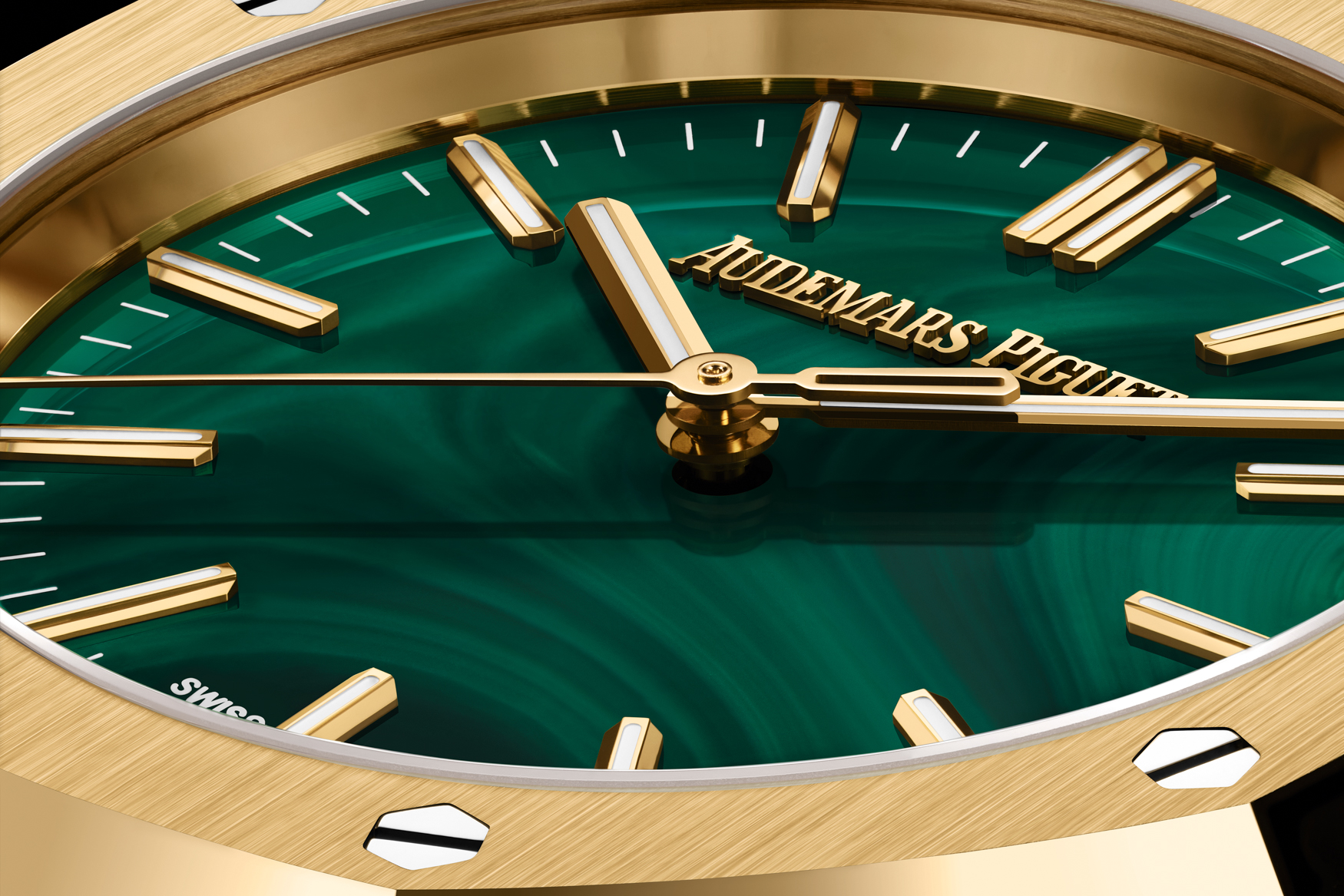 Audemars Piguet Royal Oak Malachite Dial Close Up