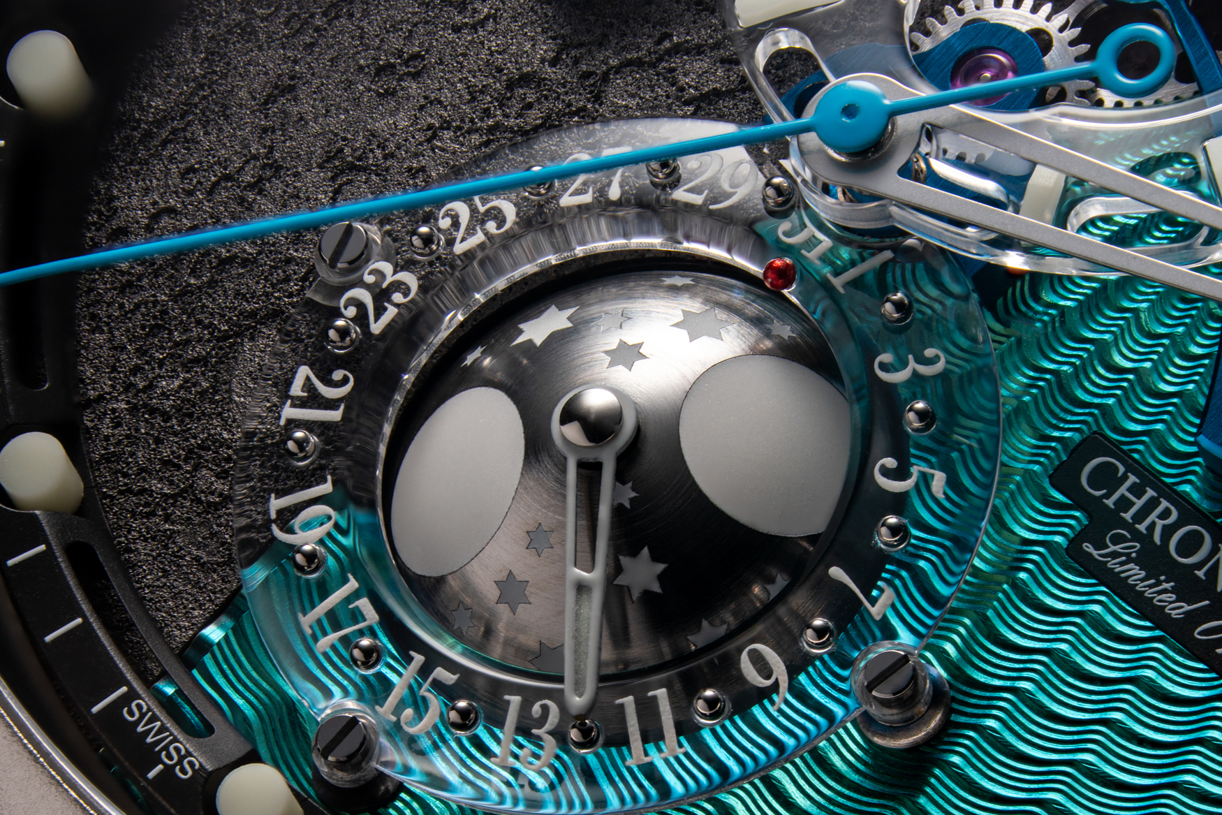 Chronoswiss Spacetimer Dial Close Up 2
