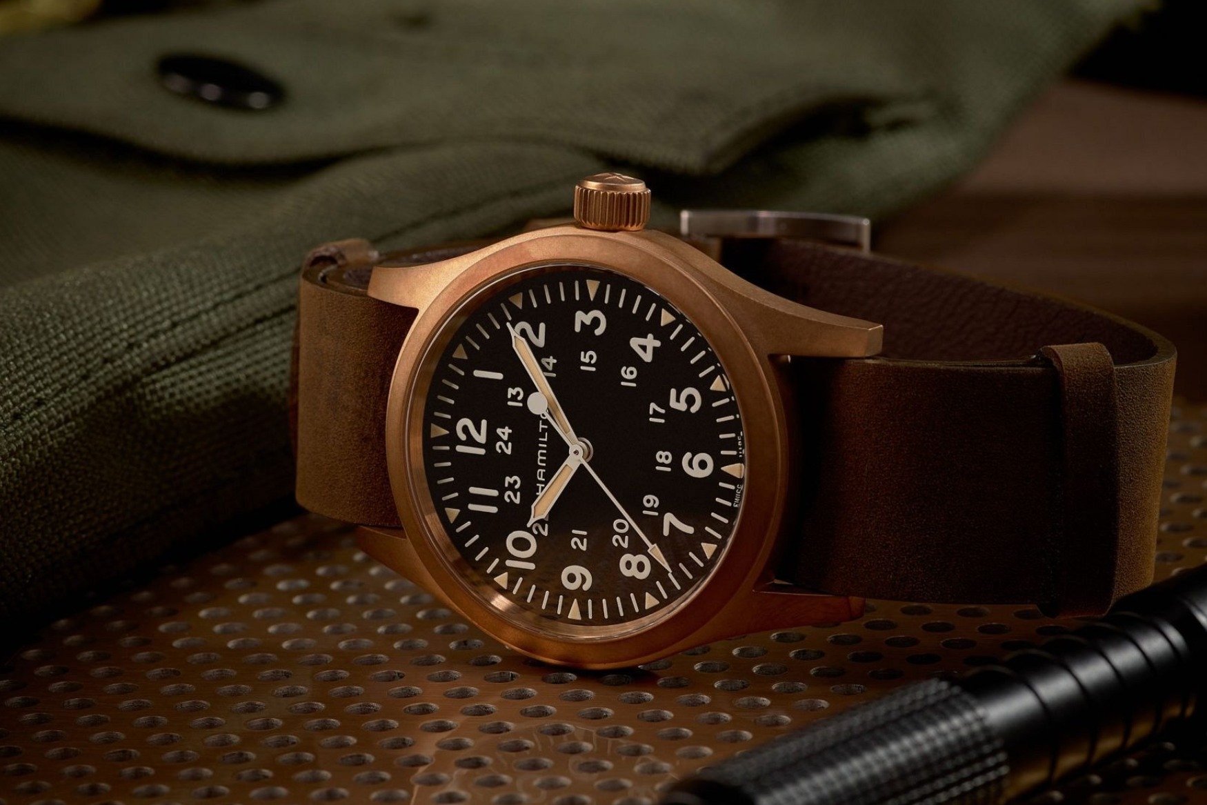 Khaki Field Mechanical Bronze