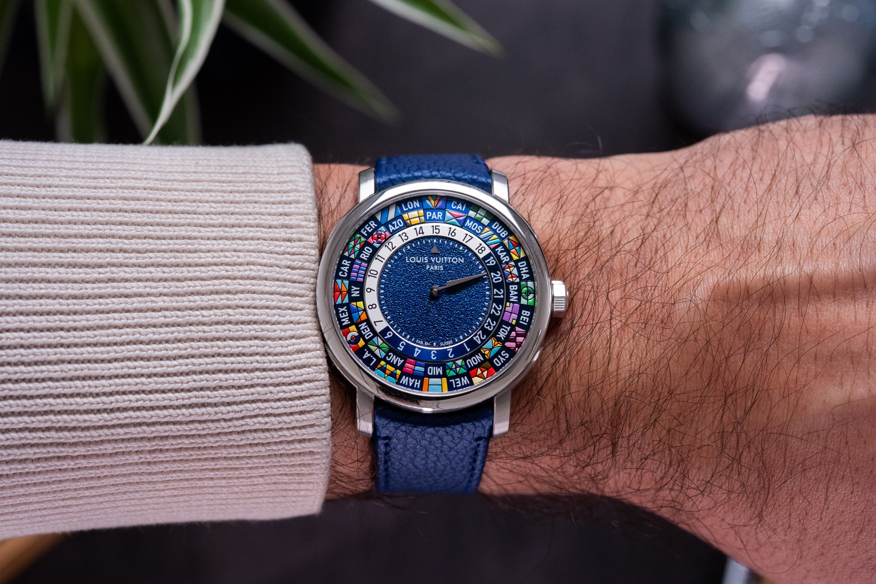 Louis Vuitton Escale Worldtime on wrist