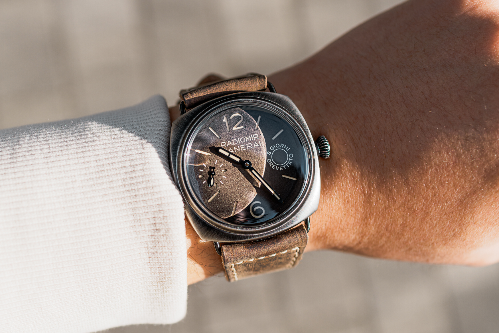 Panerai Radiomir Otto Giorni Wristshot 2
