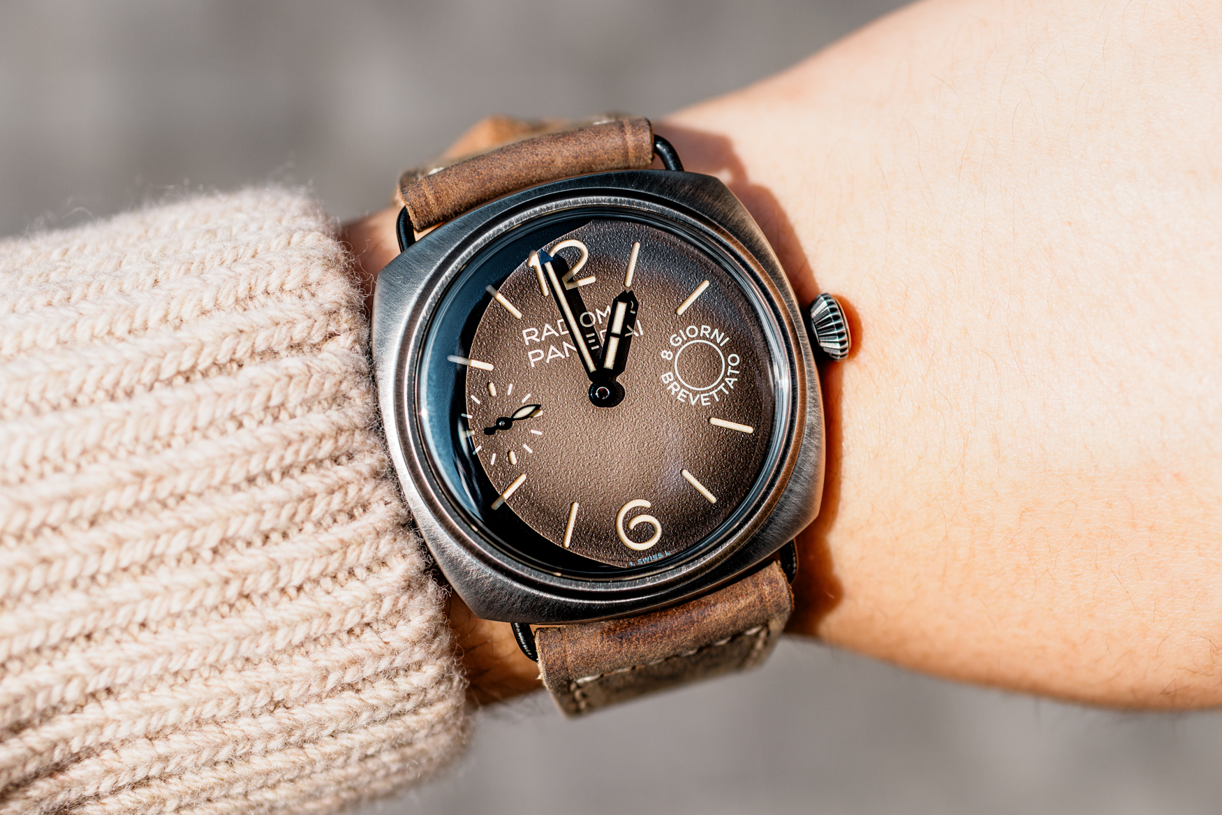 Panerai Radiomir Otto Giorni Wristshot