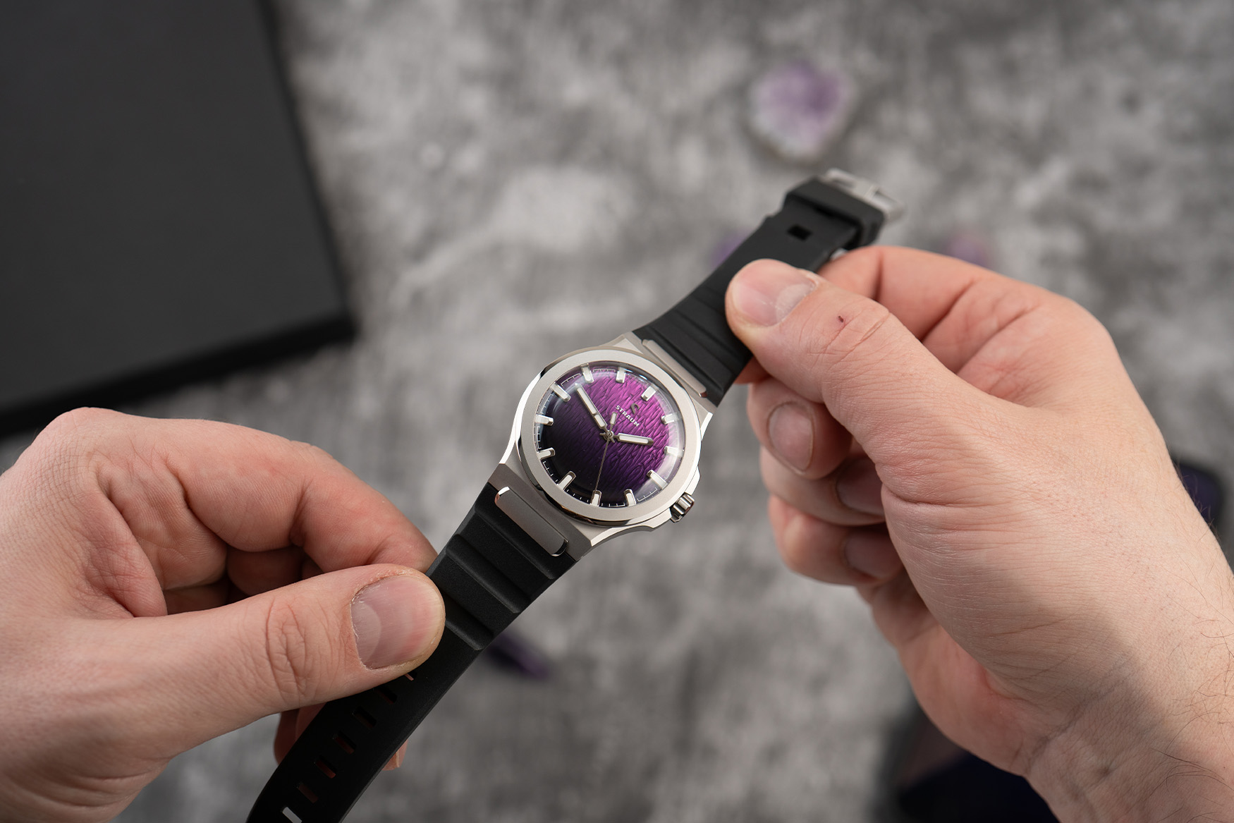 Straum Jan Mayen Arctic Titanium Purple Boreali 9