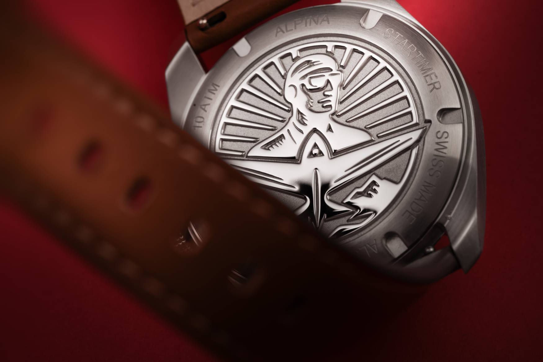 alpina startimer pilot automatic caseback
