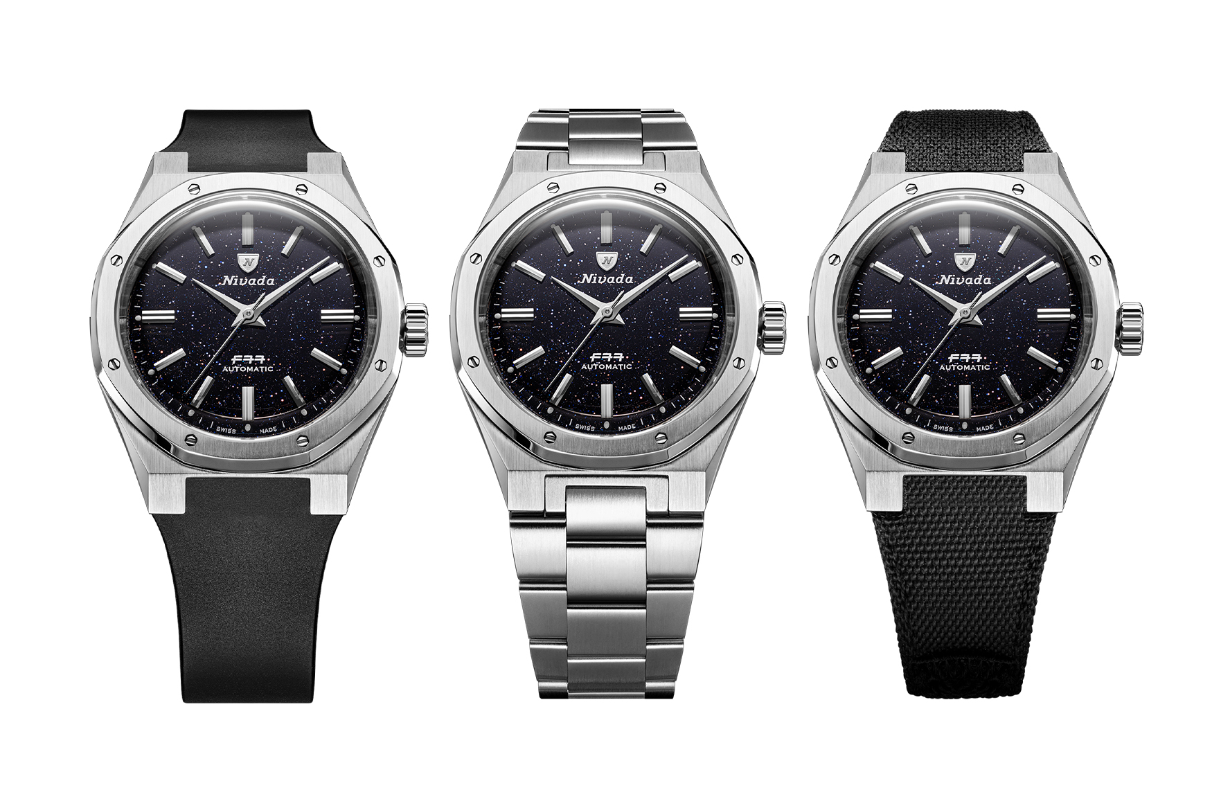 nivada grenchen F77 MKII dark blue aventurine 5