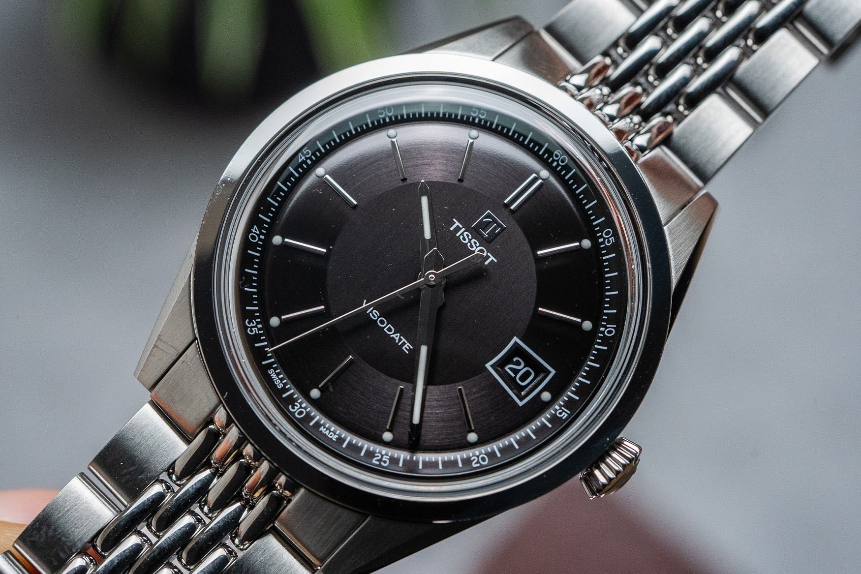 تيسو فيزوديت الاتصال الهاتفي الأسود