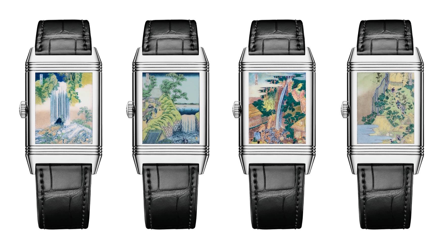 Jaeger-LeCoultre completes Hokusai Waterfall Series with four new limited edition Reversos