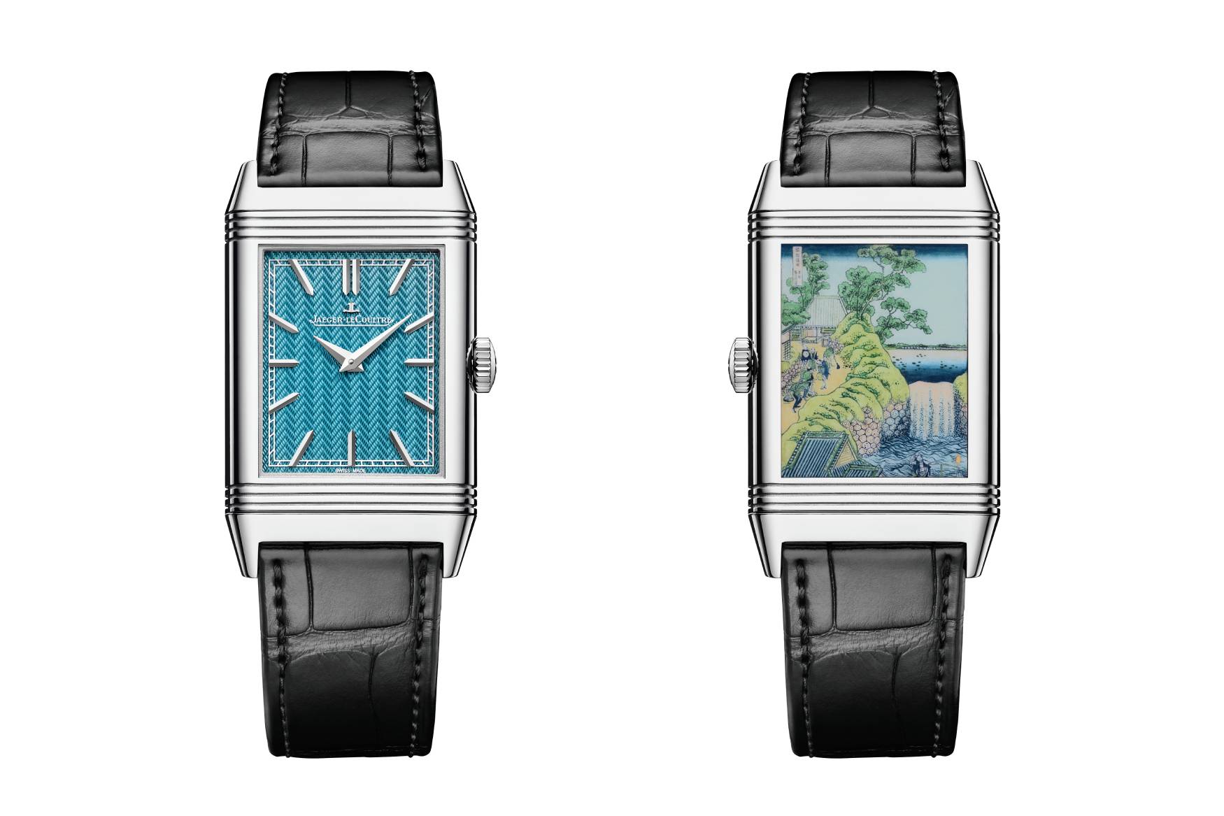 JLC reverso The Falls at Aoigaoka in the Eastern Capital leather strap