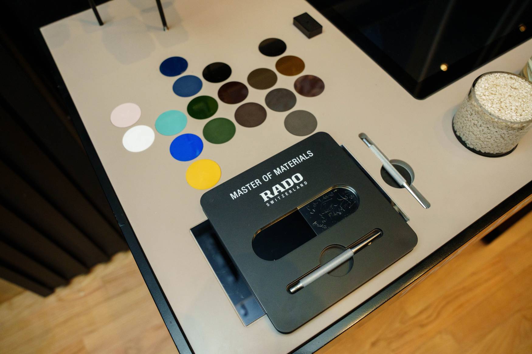 Rado T+T event scratch plate