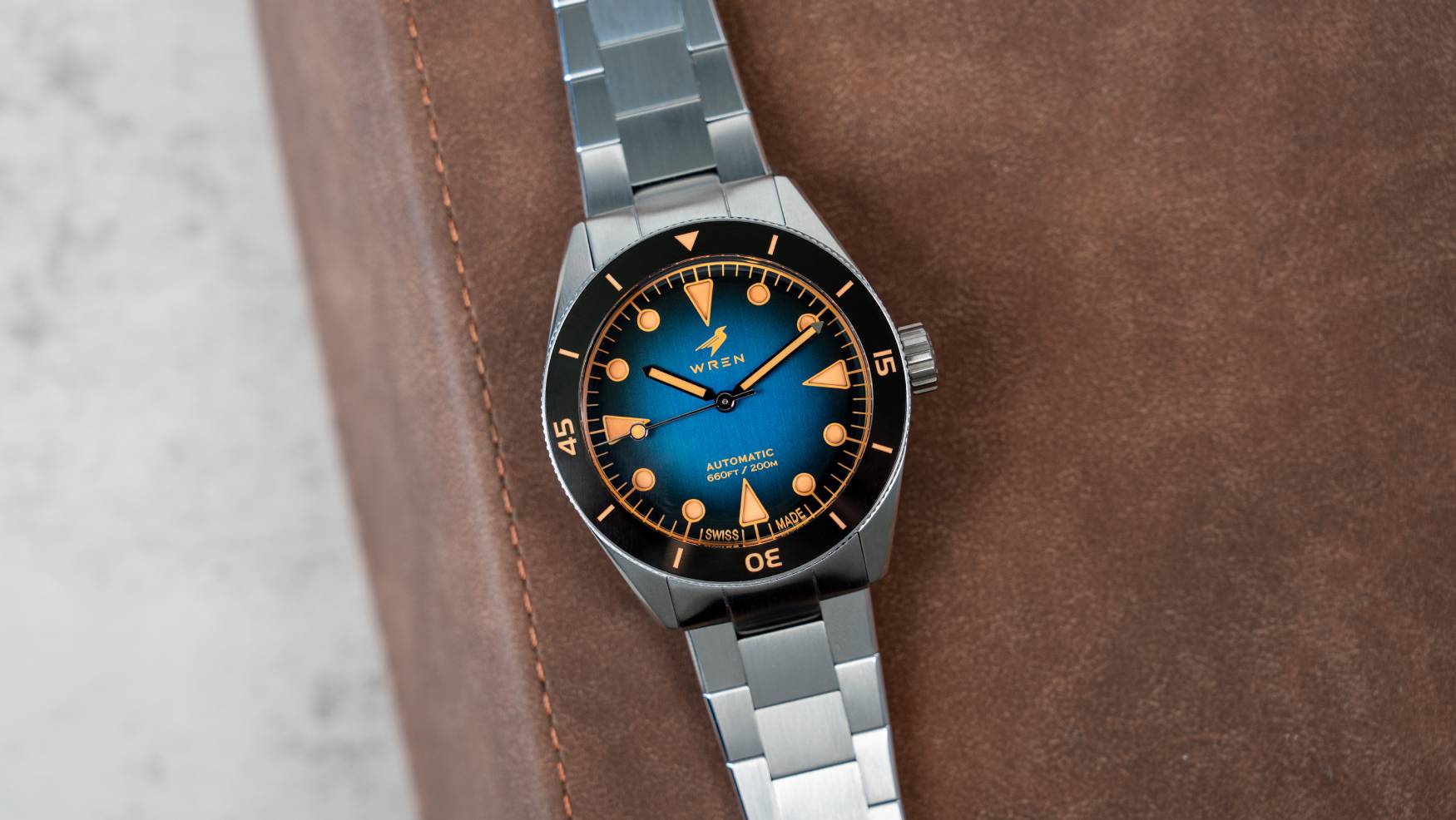 Wren Diver One Titanium Dusk brings a new colourway to the brand’s lightweight diver