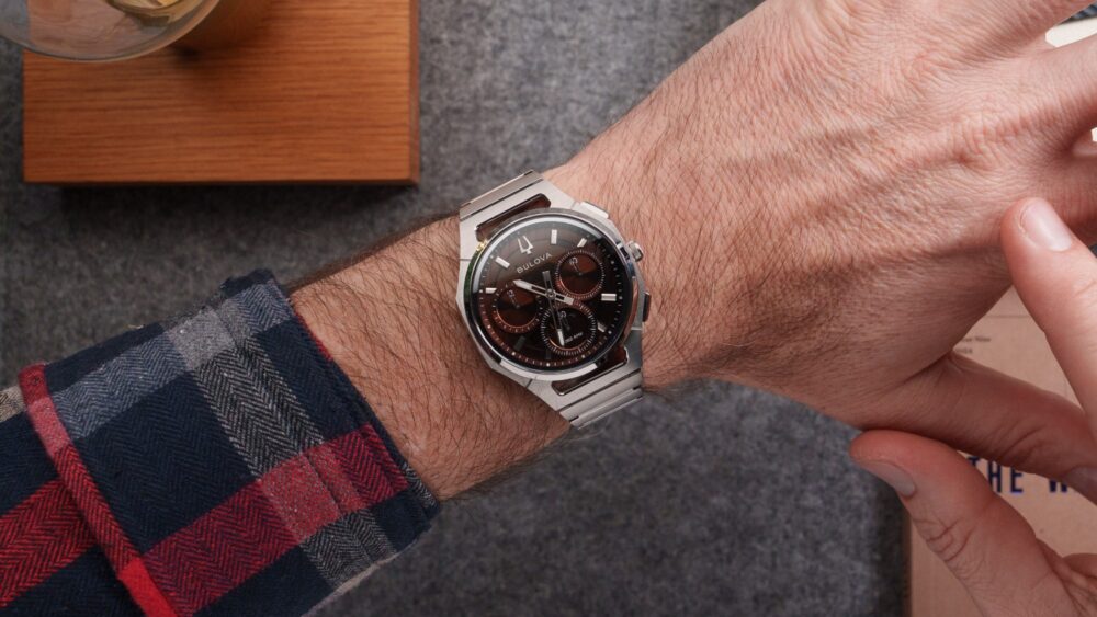 The Bulova Curv finally hugs smaller wrists