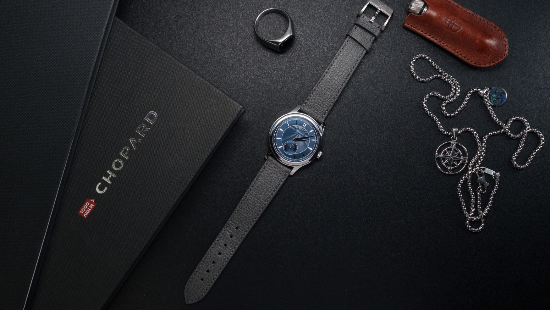 The new Chopard L.U.C 1860 Chronometer in Areuse blue is a mighty mid-size casual dress watch