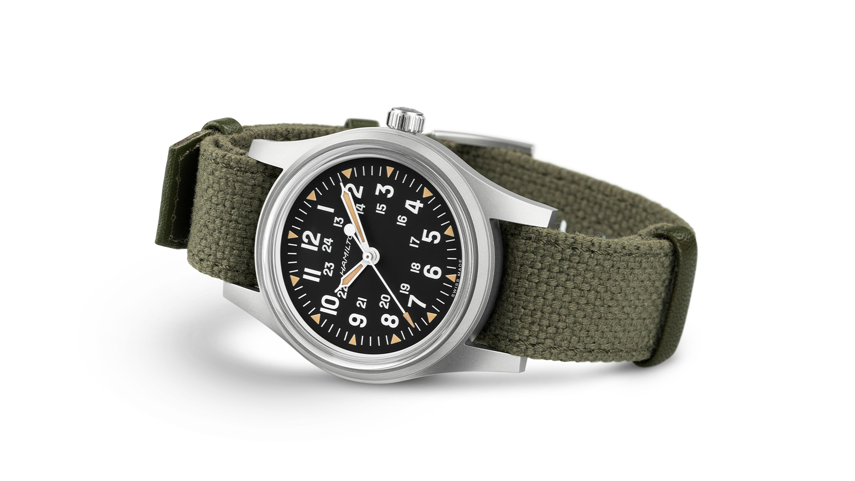 Hamilton’s new Khaki Field Mechanical 36mm takes direct aim at its 1970s military origins