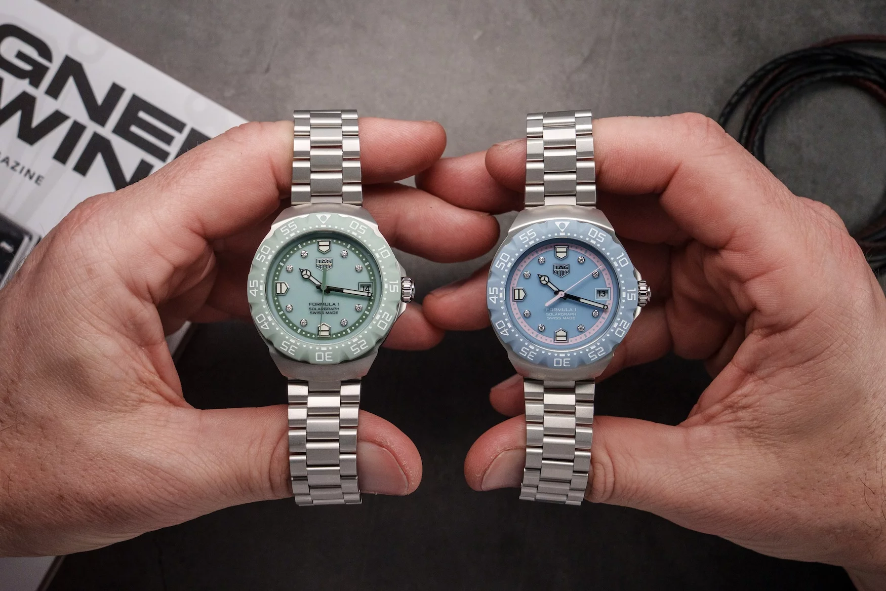 TAG HEUER FORMULA1腕時計 TAG Heuer Formula 1 Solargraph Pastel Collection | INTRODUCING