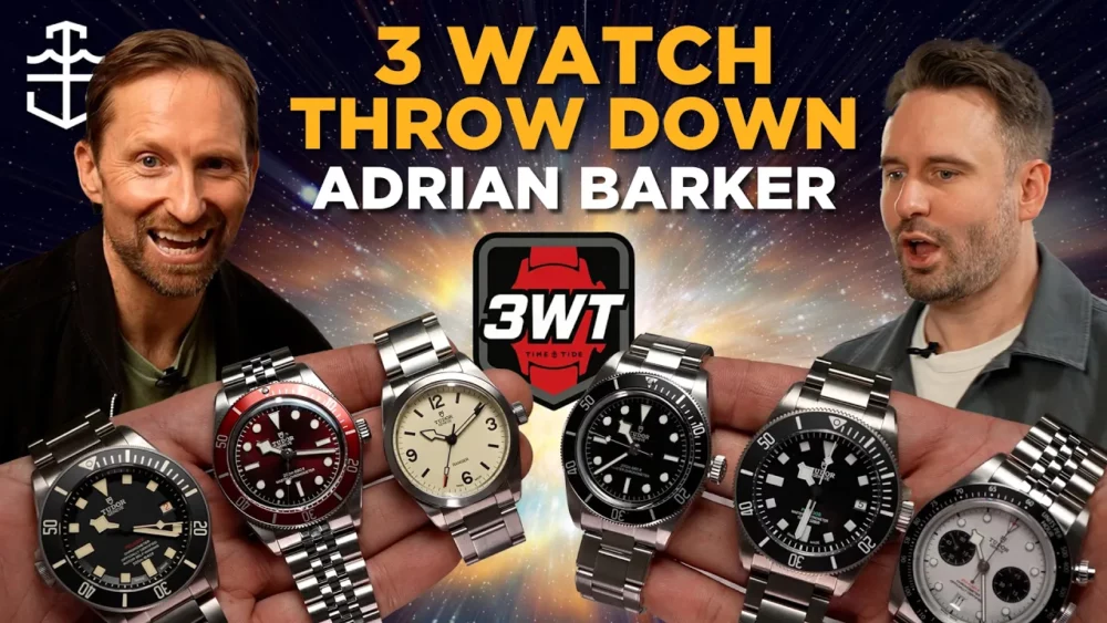 The ultimate Tudor watch collection debate ft. Adrian Barker becomes a 3-WATCH THROW DOWN