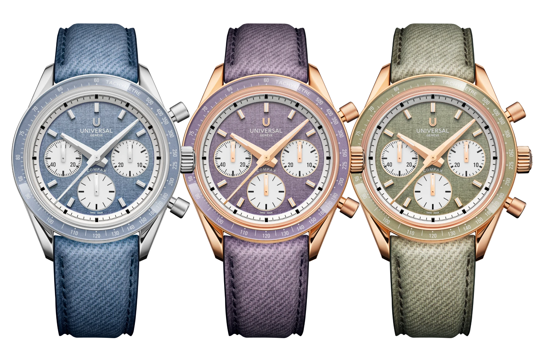 universal geneve compax capsule collection