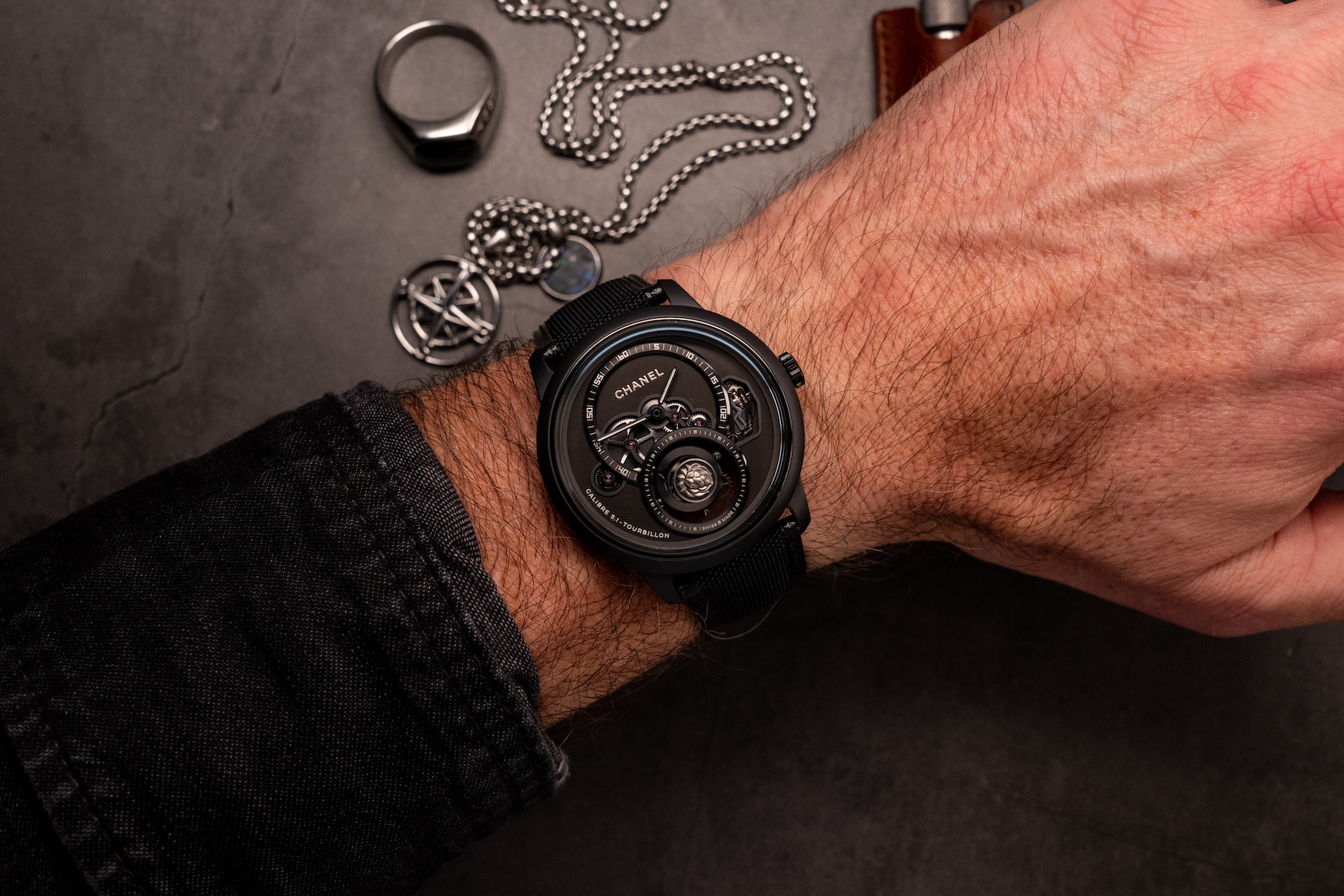 Chanel Monsieur Lion Tourbillon Black Edition 13
