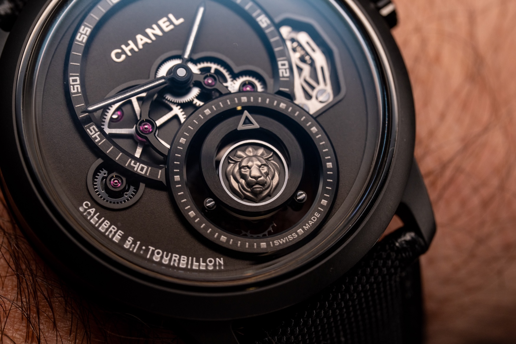 Chanel Monsieur Lion Tourbillon Black Edition 15