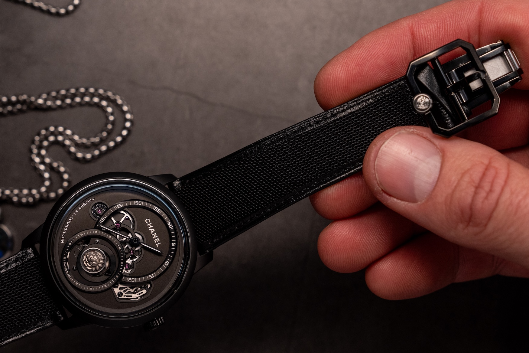 Chanel Monsieur Lion Tourbillon Black Edition 9