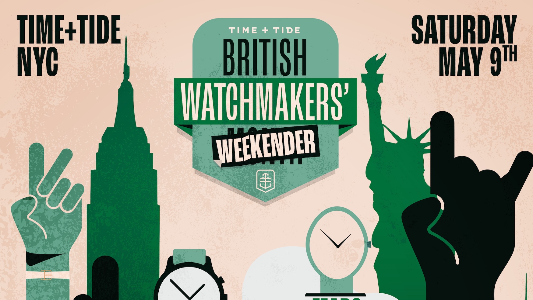 Our British Watchmaker’s Weekender is coming to SoHo, NYC this weekend – do you have your ticket yet?