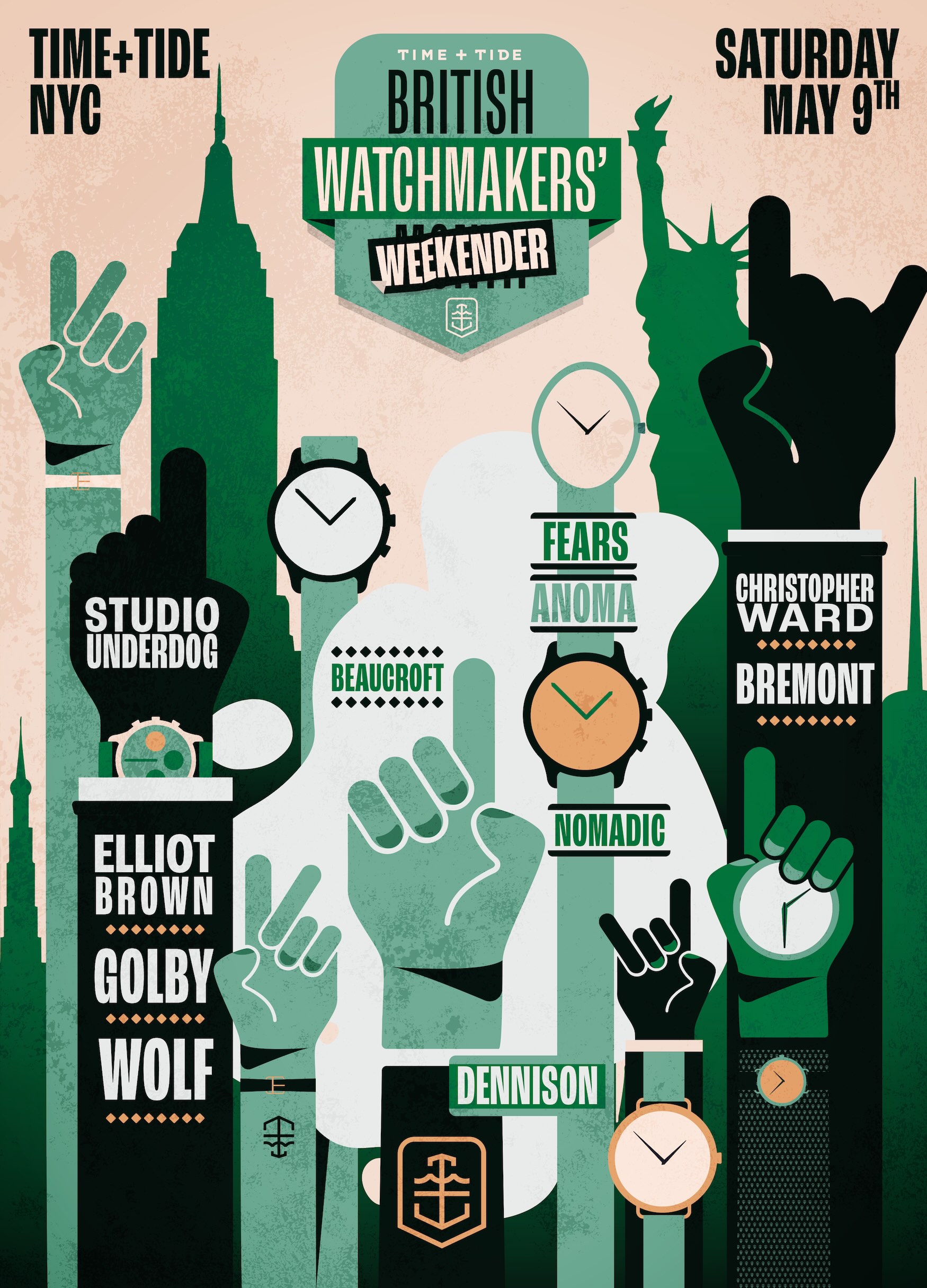 T+T BWM Poster 2026 NYC greendesat