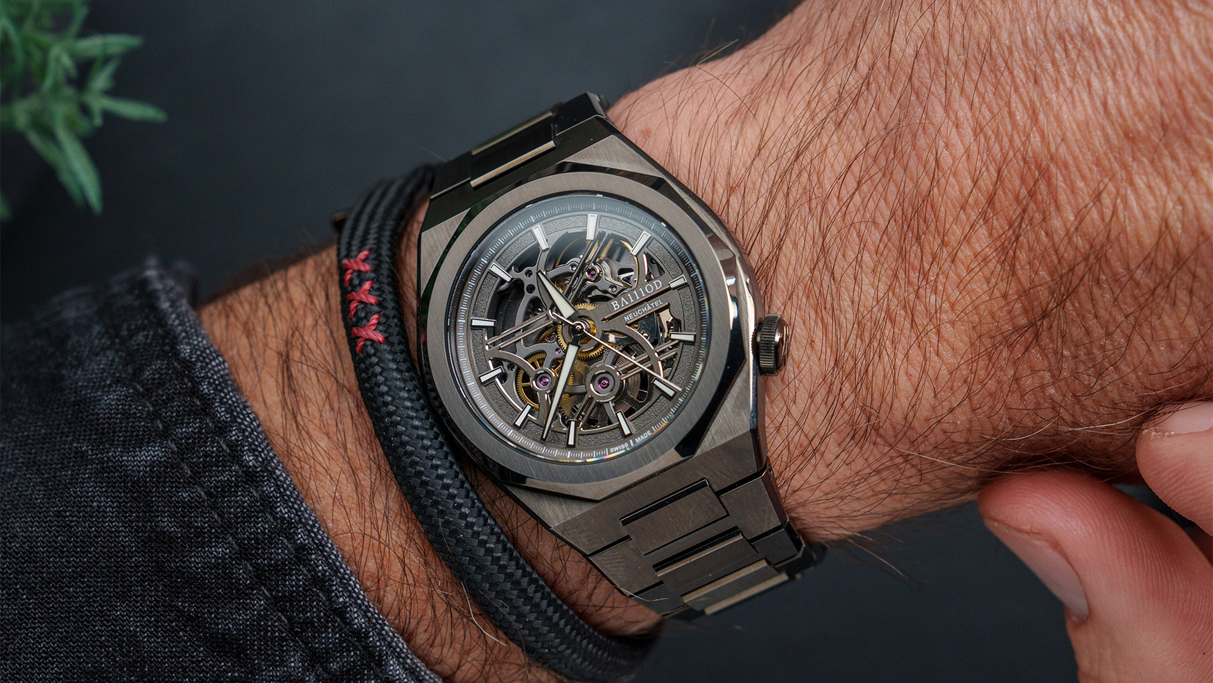 The Chapter 7 Skeleton is BA111OD’s most refined, best-value integrated bracelets sports watch yet