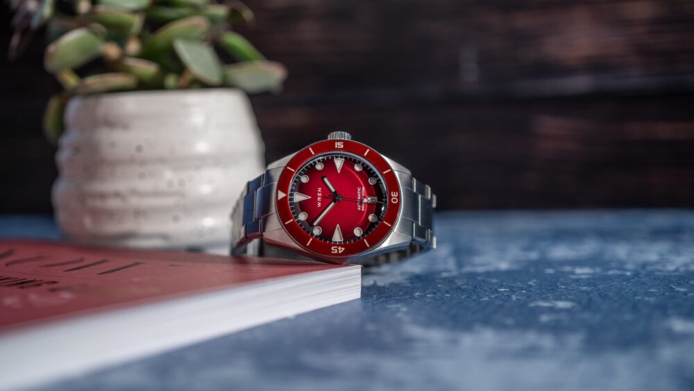 This new Wren Diver 38 Crimson is just US$1,595, feature-packed, and exclusive to the Time+Tide Studio