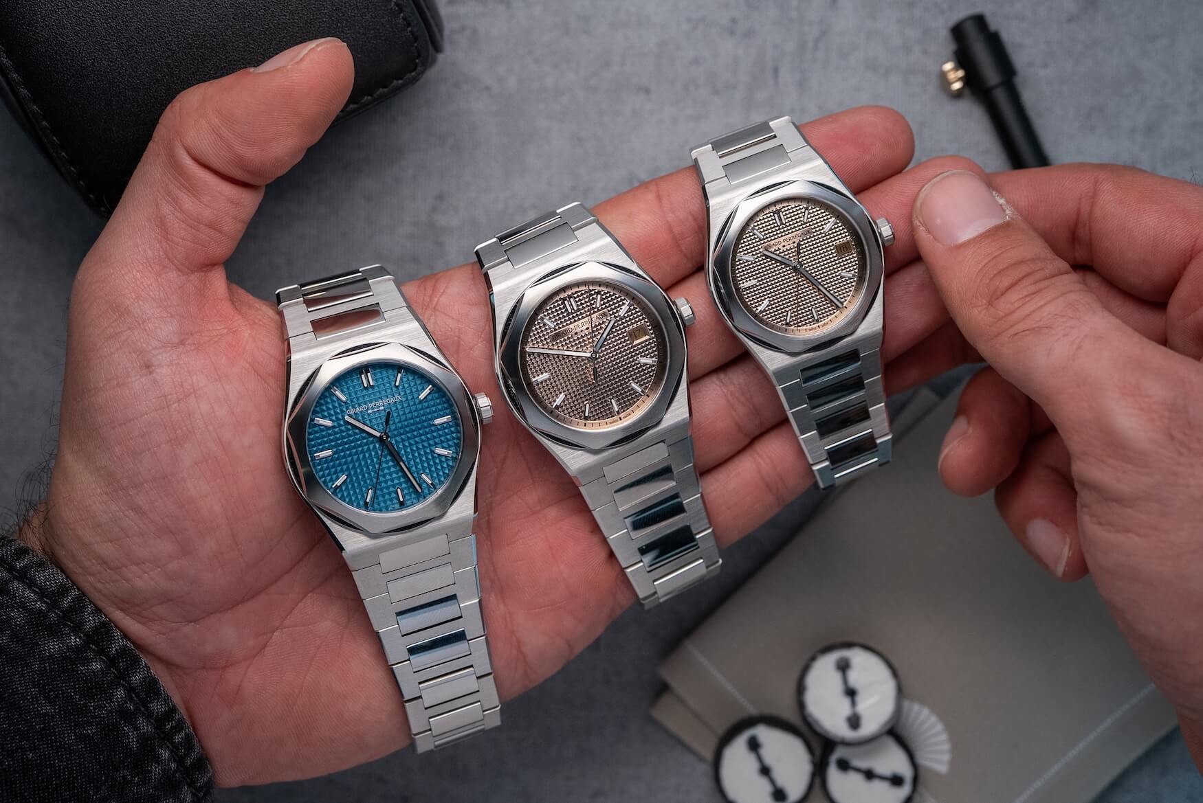 Girard Perregaux Laureato Fifty Steel 36mm 39mm 14