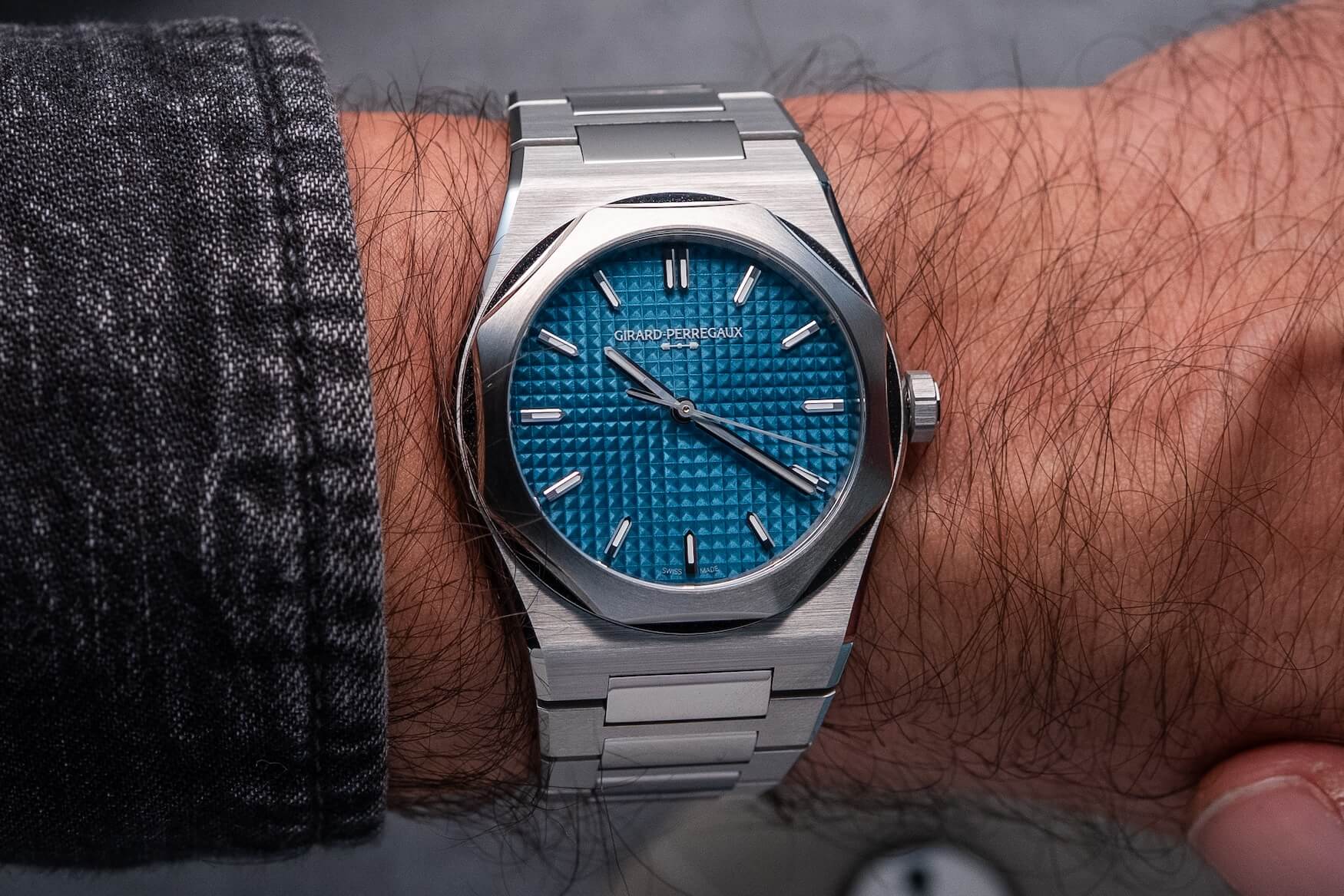 Girard Perregaux Laureato Fifty Steel 36mm 39mm 5