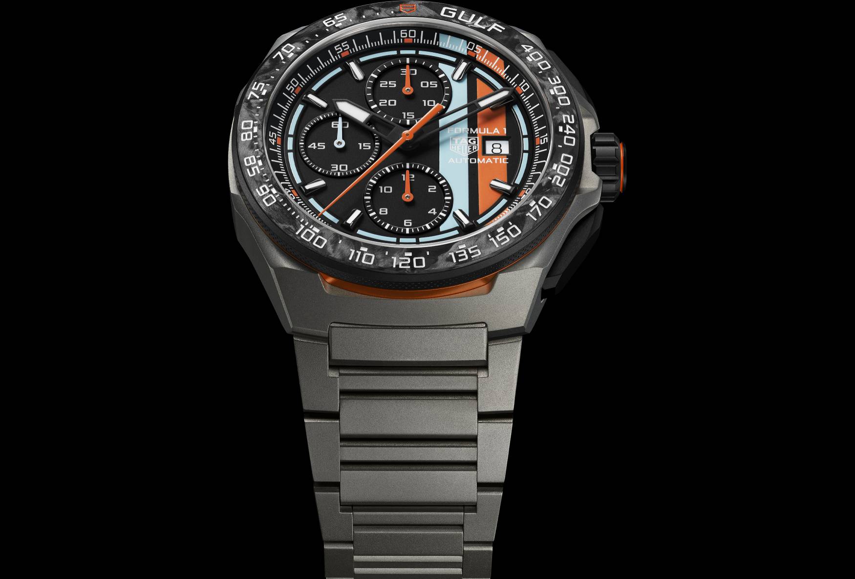 ❤*️様 TAG Heuer Gulf Edition 時計 TAG Heuer Formula 1 Chronograph x Gulf | INTRODUCING