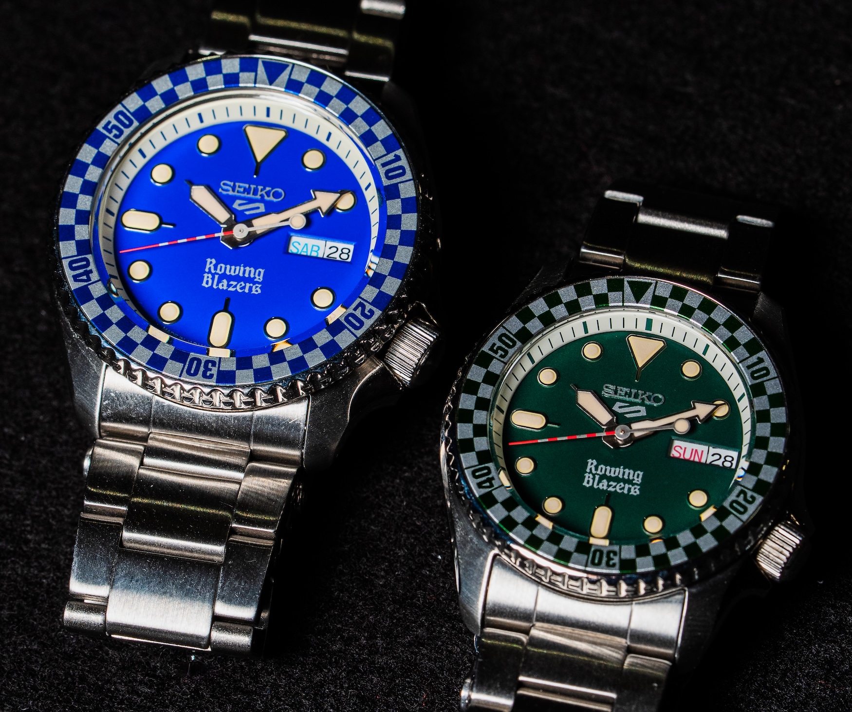 سترات التجديف x Wind Vintage x Seiko 5 Sports SRPM19 SRPM21 2