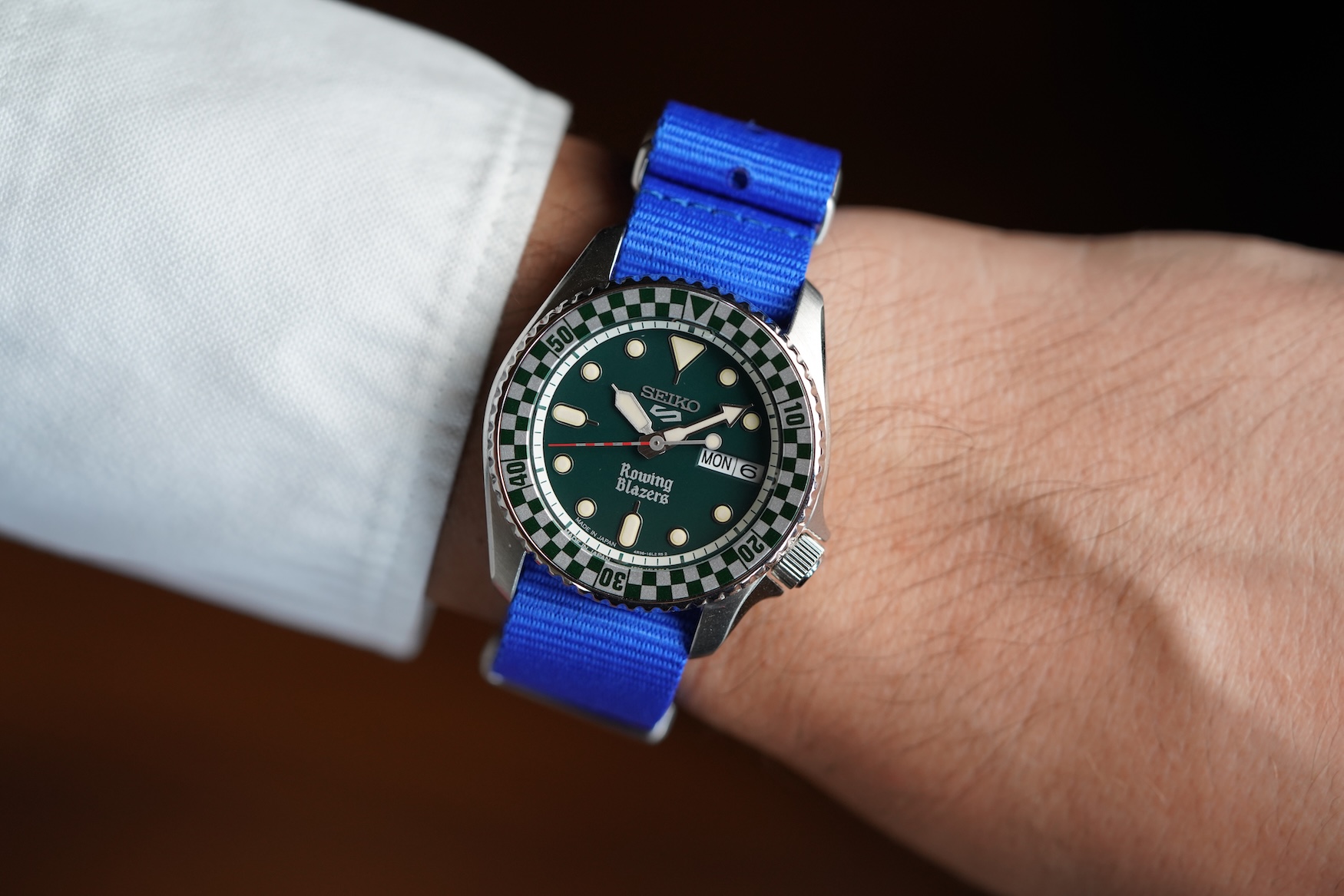 سترات التجديف x Wind Vintage x Seiko 5 Sports SRPM19 SRPM21 6