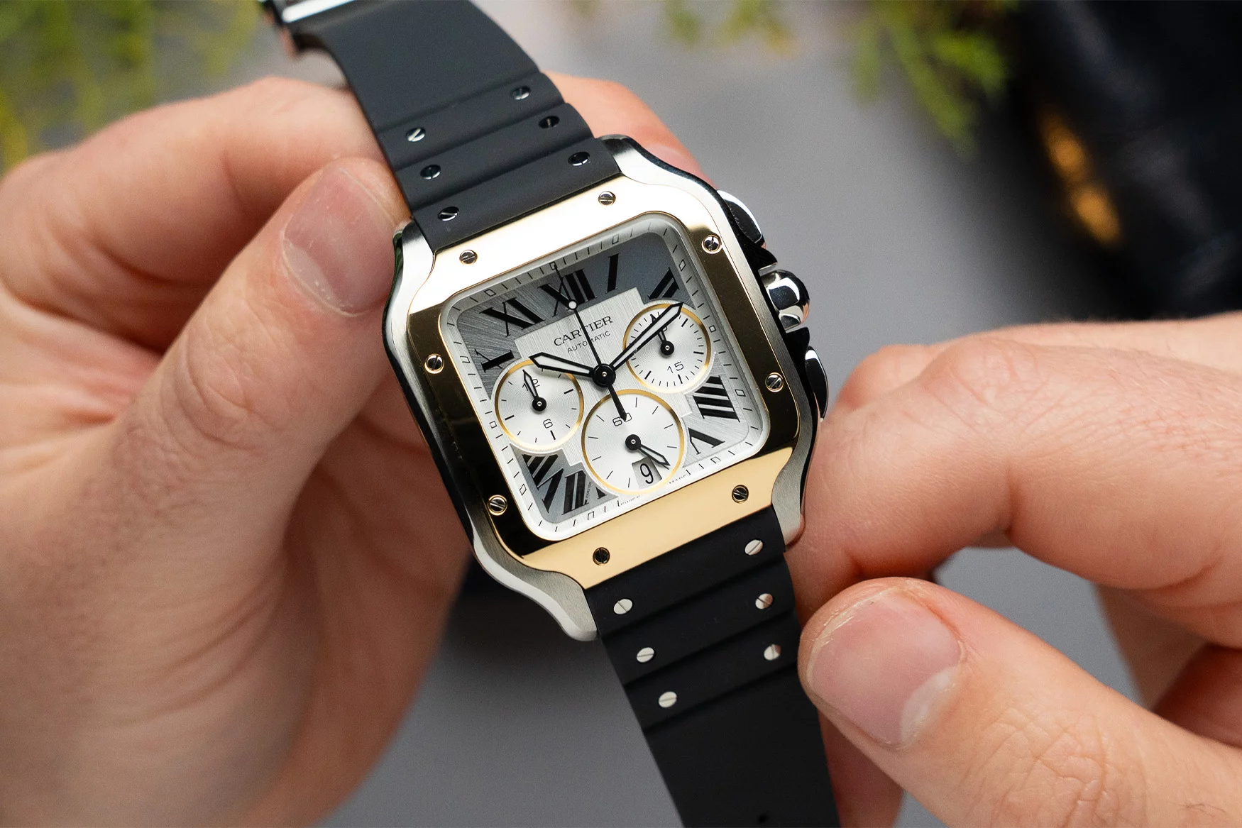 cartier santos de cartier chronograph 1